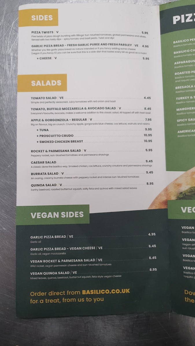 Menu Basilico Marylebone-2